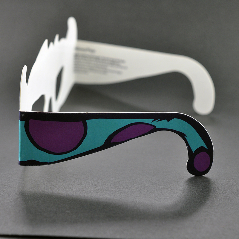 Custom Paper Linear Polarized 3D Glasses for IMAX & 3D Cinemas (Model:SNLP002)