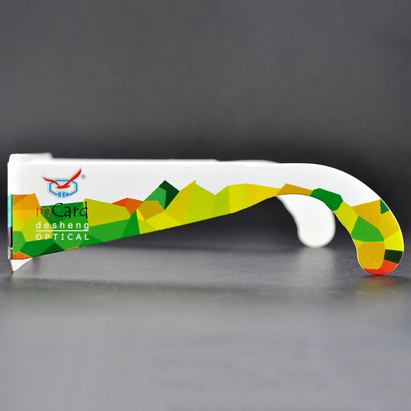 Custom Paper Linear Polarized 3D Glasses for IMAX & 3D Cinemas (Model:SNLP026)