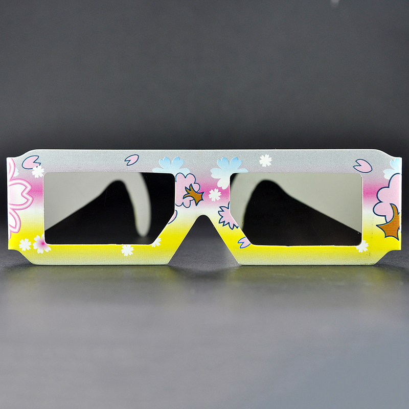 Custom Paper Linear Polarized 3D Glasses for IMAX & 3D Cinemas (Model:SNLP027)