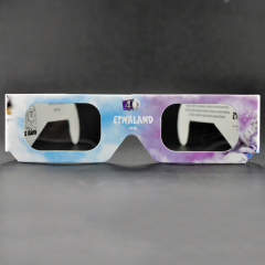 Custom Paper Linear Polarized 3D Glasses for IMAX & 3D Cinemas (Model:SNLP031)