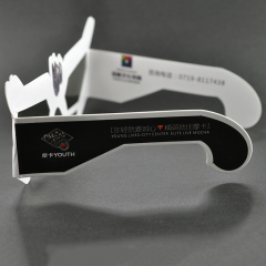 Custom Paper Linear Polarized 3D Glasses for IMAX & 3D Cinemas (Model:SNLP037)
