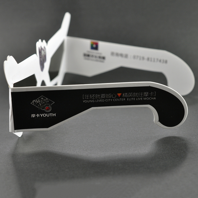 Custom Paper Linear Polarized 3D Glasses for IMAX & 3D Cinemas (Model:SNLP037)