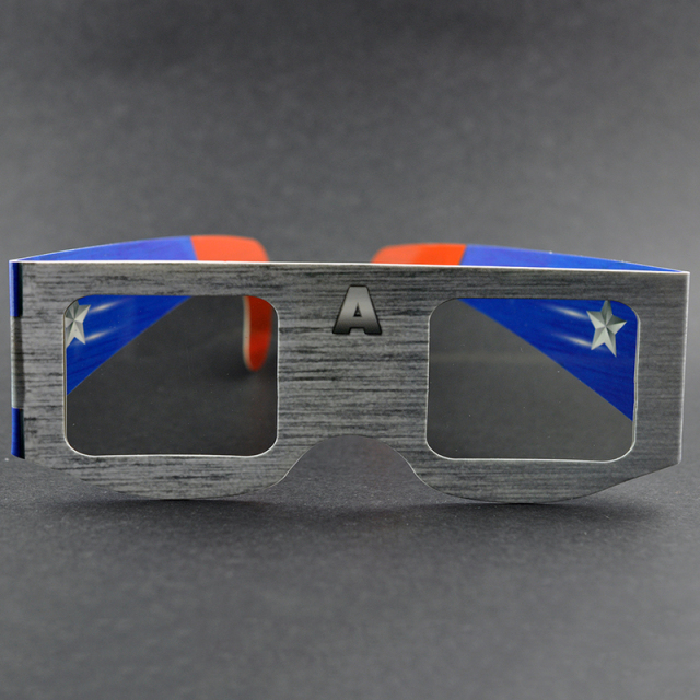 Custom Paper Linear Polarized 3D Glasses for IMAX & 3D Cinemas (Model:SNLP039)