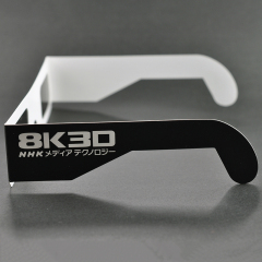 Custom Paper Linear Polarized 3D Glasses for IMAX & 3D Cinemas (Model:SNLP040)