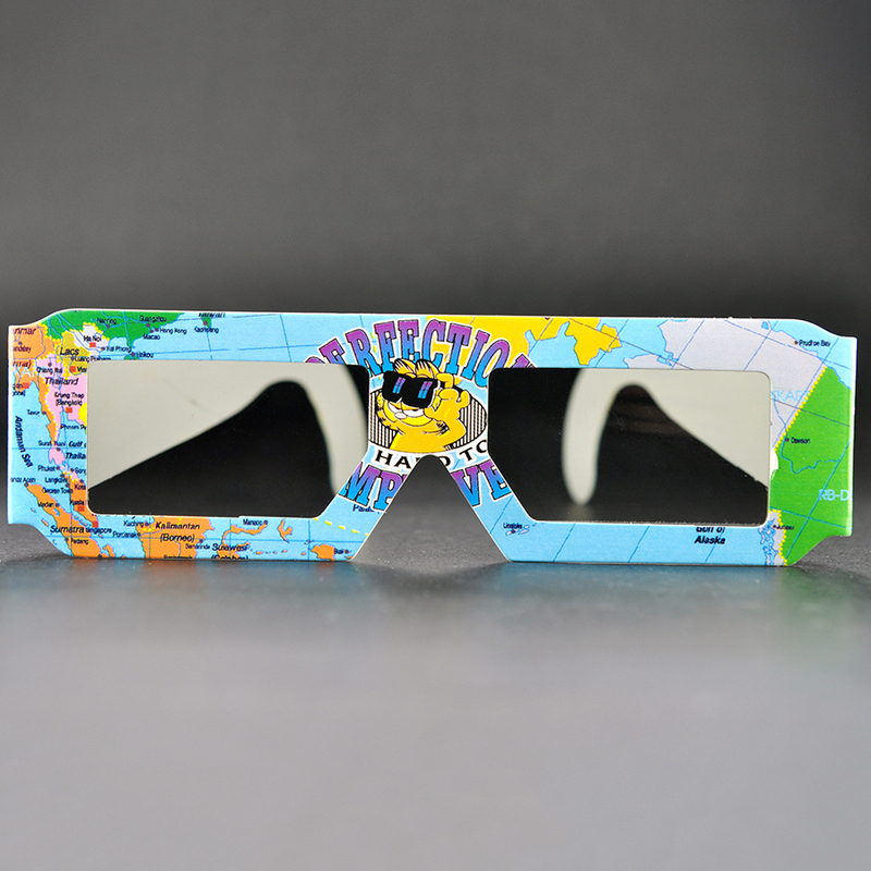 Custom Paper Linear Polarized 3D Glasses for IMAX & 3D Cinemas (Model:SNLP047)