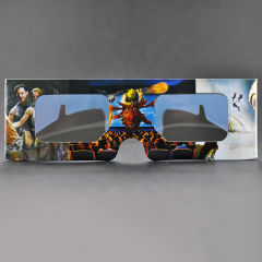 Custom Paper Linear Polarized 3D Glasses for IMAX & 3D Cinemas (Model:SNLP050)