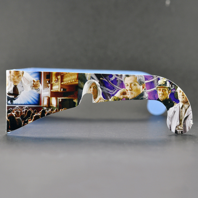 Custom Paper Linear Polarized 3D Glasses for IMAX & 3D Cinemas (Model:SNLP051)