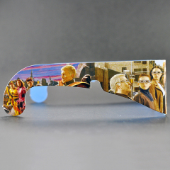 Custom Paper Linear Polarized 3D Glasses for IMAX & 3D Cinemas (Model:SNLP051)