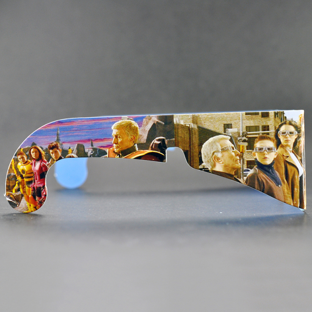 Custom Paper Linear Polarized 3D Glasses for IMAX & 3D Cinemas (Model:SNLP051)