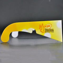 Custom Paper Linear Polarized 3D Glasses for IMAX & 3D Cinemas (Model:SNLP054)