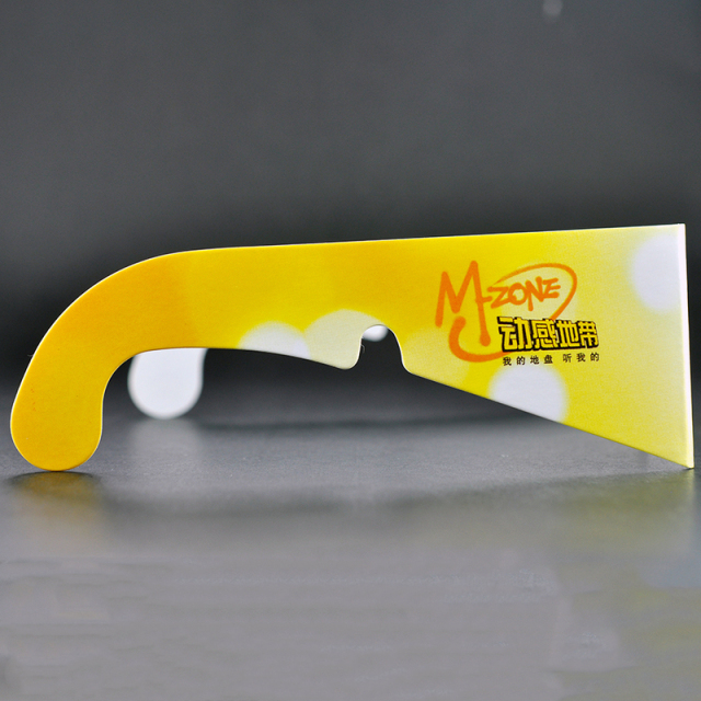 Custom Paper Linear Polarized 3D Glasses for IMAX & 3D Cinemas (Model:SNLP054)