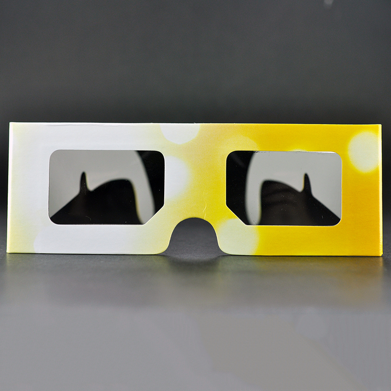 Custom Paper Linear Polarized 3D Glasses for IMAX & 3D Cinemas (Model:SNLP054)