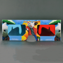 Paper Cyan Red Anaglyph 3D Glasses for Movies & Promotions (Model:SNPA002)