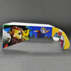 Paper Cyan Red Anaglyph 3D Glasses for Movies & Promotions (Model:SNPA002)