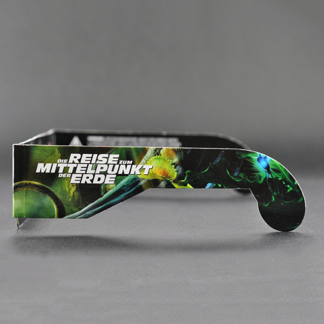 Paper Green Magenta Anaglyph 3D Glasses for Movies & Promotions (Model:SNPA004)