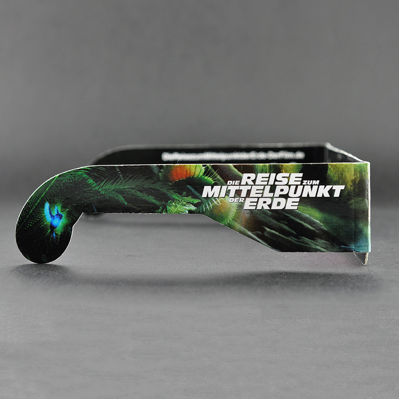 Paper Green Magenta Anaglyph 3D Glasses for Movies & Promotions (Model:SNPA004)