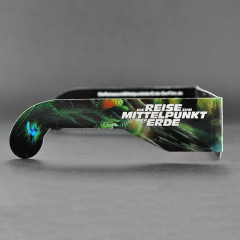 Paper Green Magenta Anaglyph 3D Glasses for Movies & Promotions (Model:SNPA004)