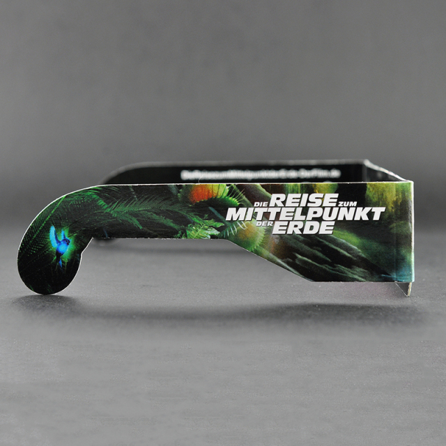 Paper Green Magenta Anaglyph 3D Glasses for Movies & Promotions (Model:SNPA004)