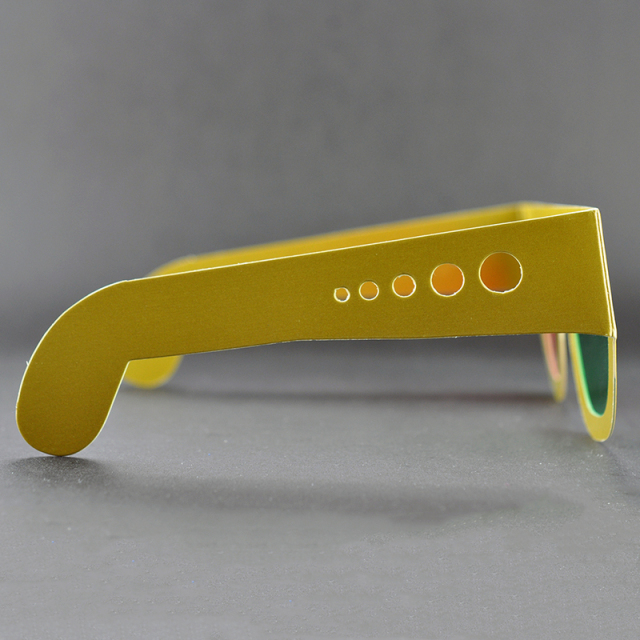 Paper Red Green Anaglyph 3D Glasses for Movies & Promotions (Model:SNPA005)