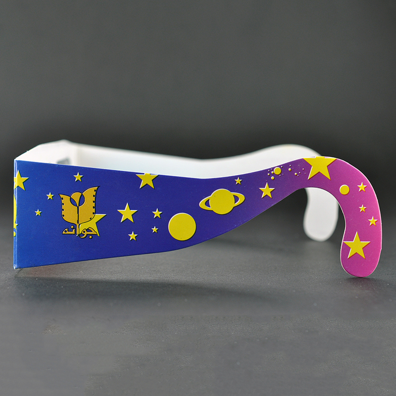 Paper Cyan Red Anaglyph 3D Glasses for Movies & Promotions (Model:SNPA006)