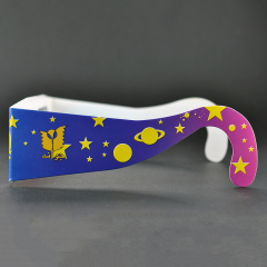 Paper Cyan Red Anaglyph 3D Glasses for Movies & Promotions (Model:SNPA006)