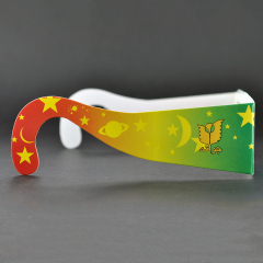 Paper Cyan Red Anaglyph 3D Glasses for Movies & Promotions (Model:SNPA006)