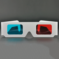 Paper Cyan Red Anaglyph 3D Glasses for Movies & Promotions (Model:SNPA035)