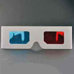 Paper Cyan Red Anaglyph 3D Glasses for Movies & Promotions (Model:SNPA041)