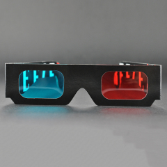 Paper Cyan Red Anaglyph 3D Glasses for Movies & Promotions (Model:SNPA050)