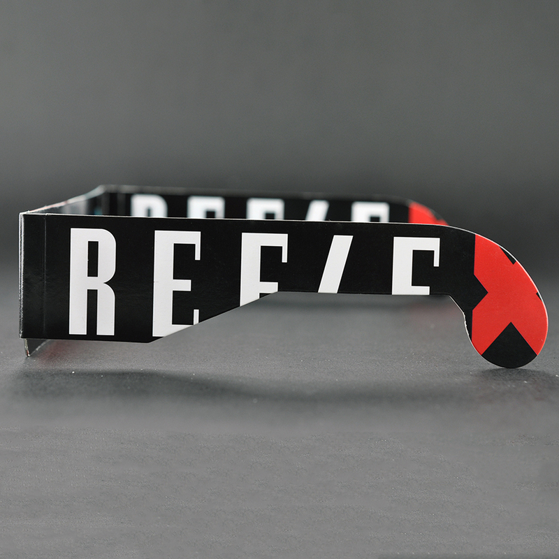 Paper Cyan Red Anaglyph 3D Glasses for Movies & Promotions (Model:SNPA050)