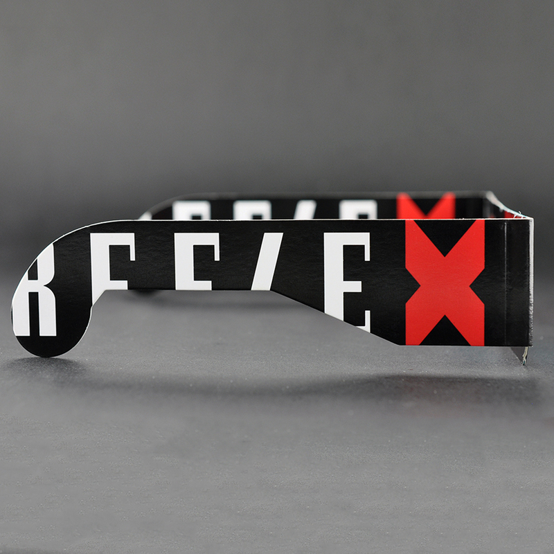 Paper Cyan Red Anaglyph 3D Glasses for Movies & Promotions (Model:SNPA050)