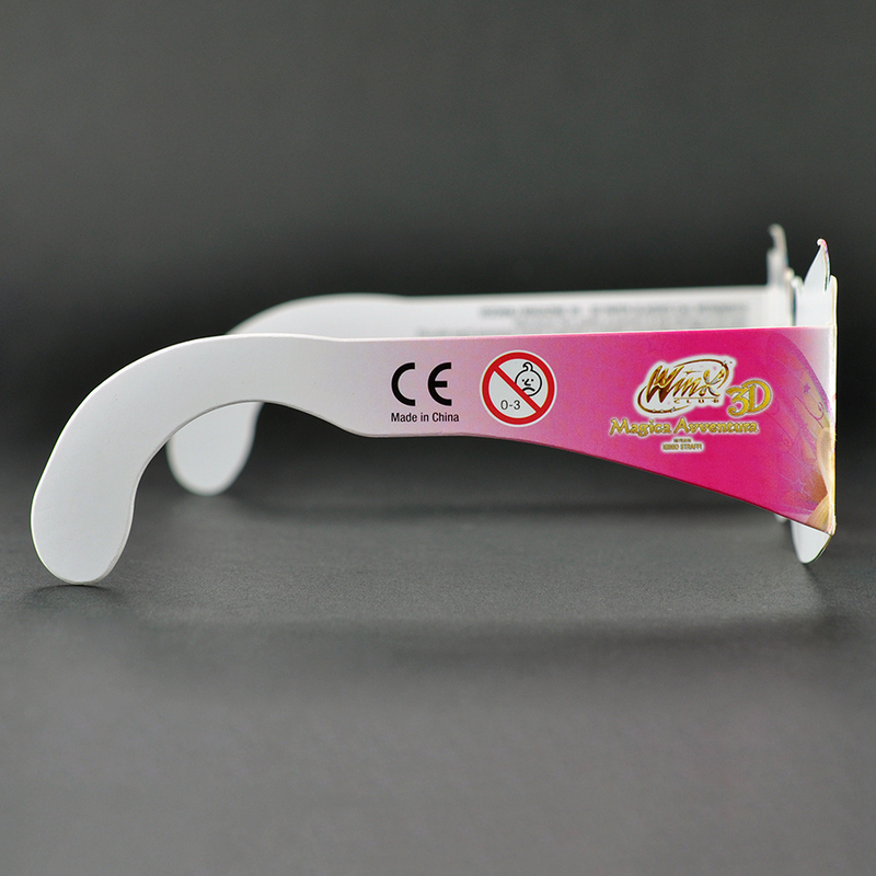 Paper Cyan Red Anaglyph 3D Glasses for Movies & Promotions (Model:SNPA058)