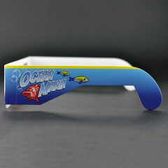 Paper Cyan Red Anaglyph 3D Glasses for Movies & Promotions (Model:SNPA059)