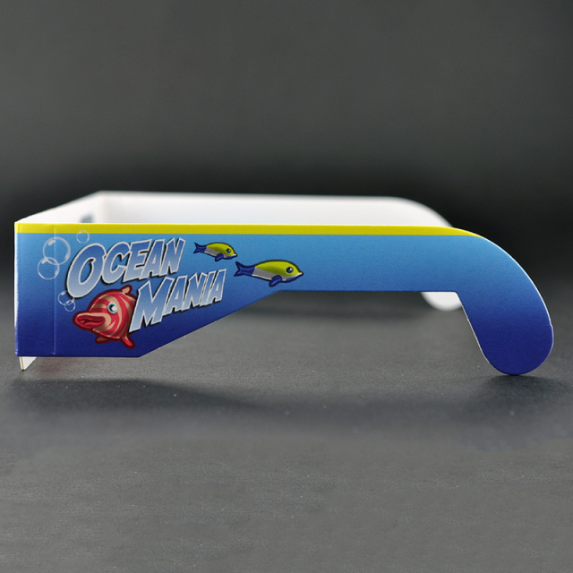 Paper Cyan Red Anaglyph 3D Glasses for Movies & Promotions (Model:SNPA059)