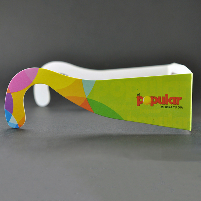 Paper Cyan Red Anaglyph 3D Glasses for Movies & Promotions (Model:SNPA066)
