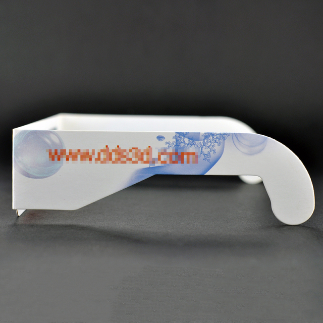 Paper Cyan Red Anaglyph 3D Glasses for Movies & Promotions (Model:SNPA083)