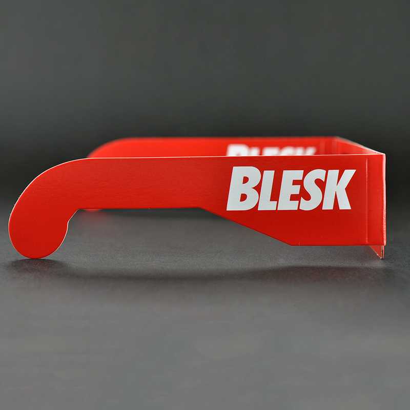 Paper Cyan Red Anaglyph 3D Glasses for Movies & Promotions (Model:SNPA097)