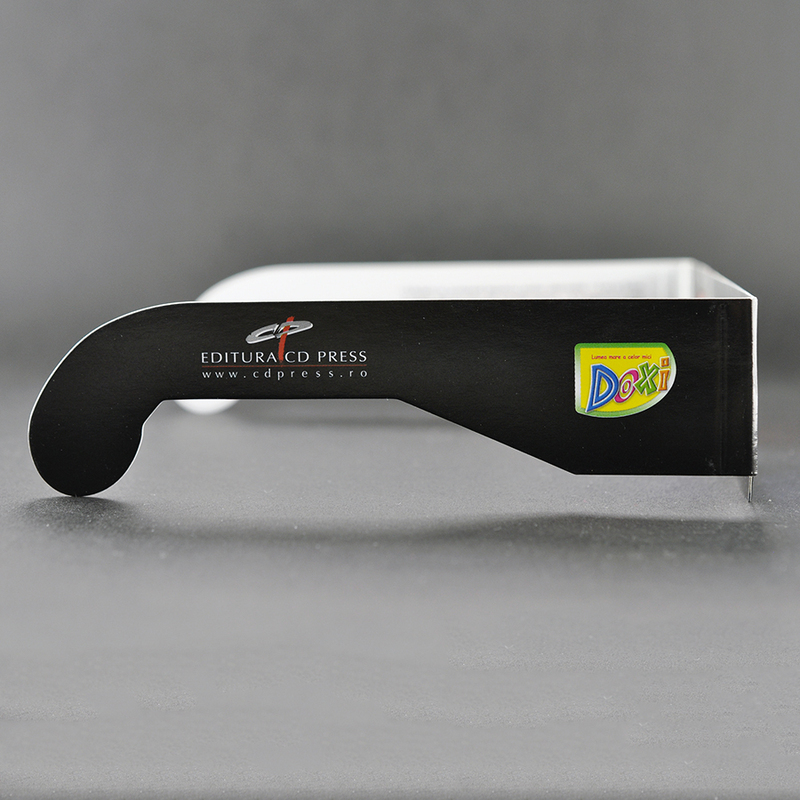 Paper Red Blue Anaglyph 3D Glasses for Movies & Promotions (Model:SNPA102)