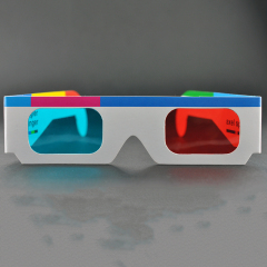 Paper Cyan Red Anaglyph 3D Glasses for Movies & Promotions (Model:SNPA105)
