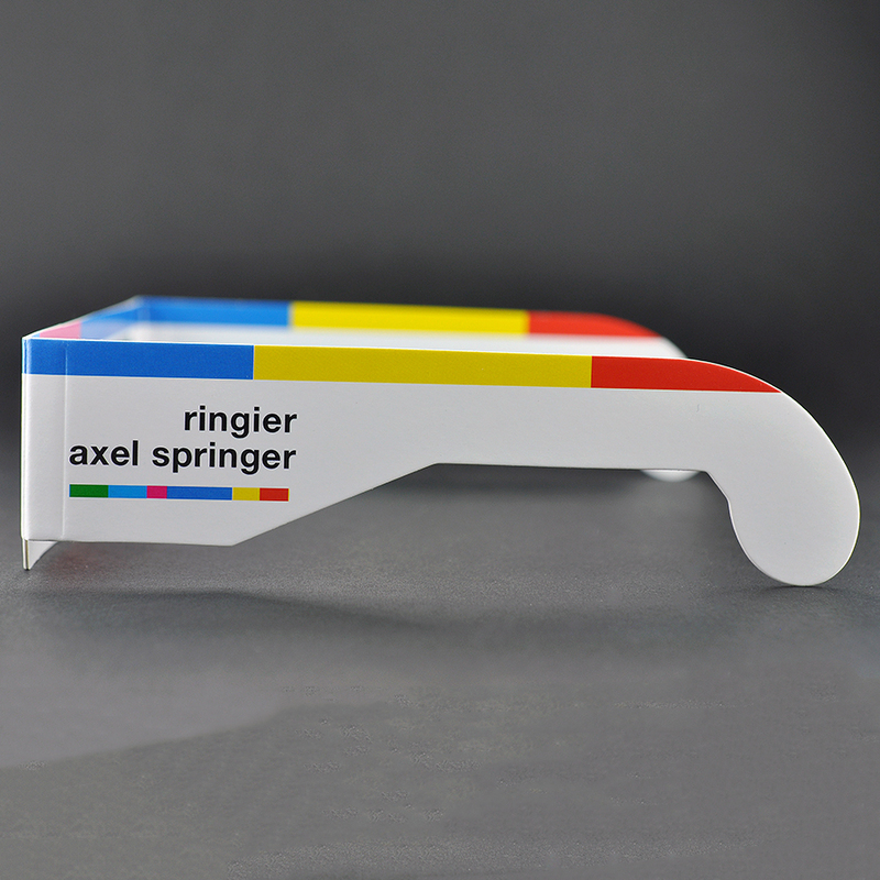 Paper Cyan Red Anaglyph 3D Glasses for Movies & Promotions (Model:SNPA105)