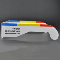 Paper Cyan Red Anaglyph 3D Glasses for Movies & Promotions (Model:SNPA105)