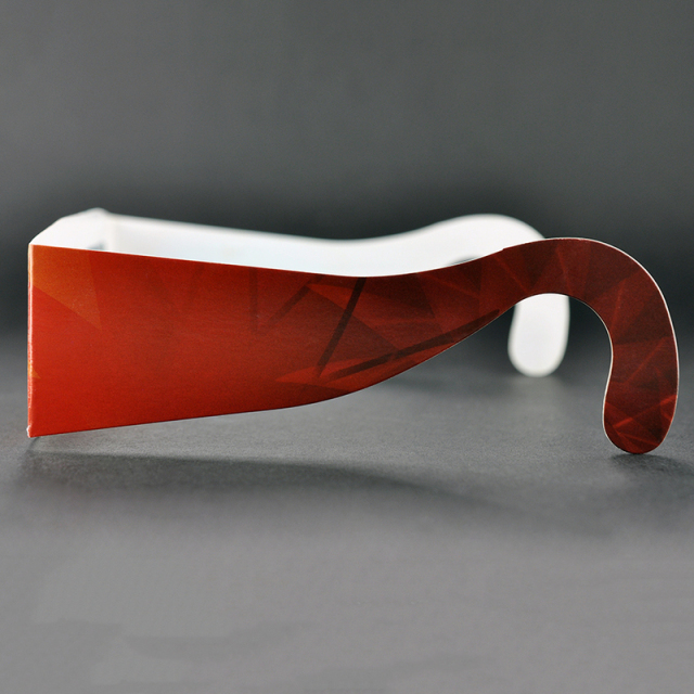 Paper Cyan Red Anaglyph 3D Glasses for Movies & Promotions (Model:SNPA106)