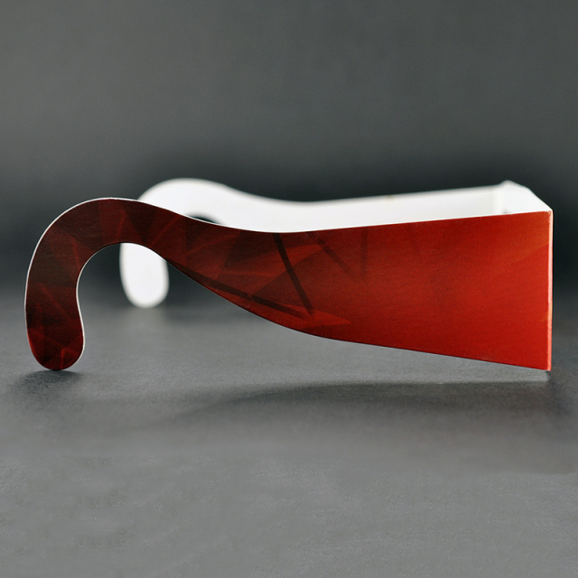 Paper Cyan Red Anaglyph 3D Glasses for Movies & Promotions (Model:SNPA106)