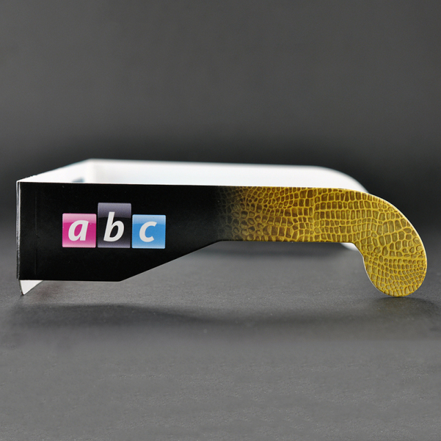 Paper Cyan Red Anaglyph 3D Glasses for Movies & Promotions (Model:SNPA112)