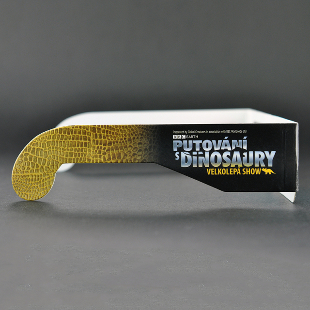 Paper Cyan Red Anaglyph 3D Glasses for Movies & Promotions (Model:SNPA112)