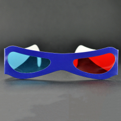 Paper Cyan Red Anaglyph 3D Glasses for Movies & Promotions (Model:SNPA118)