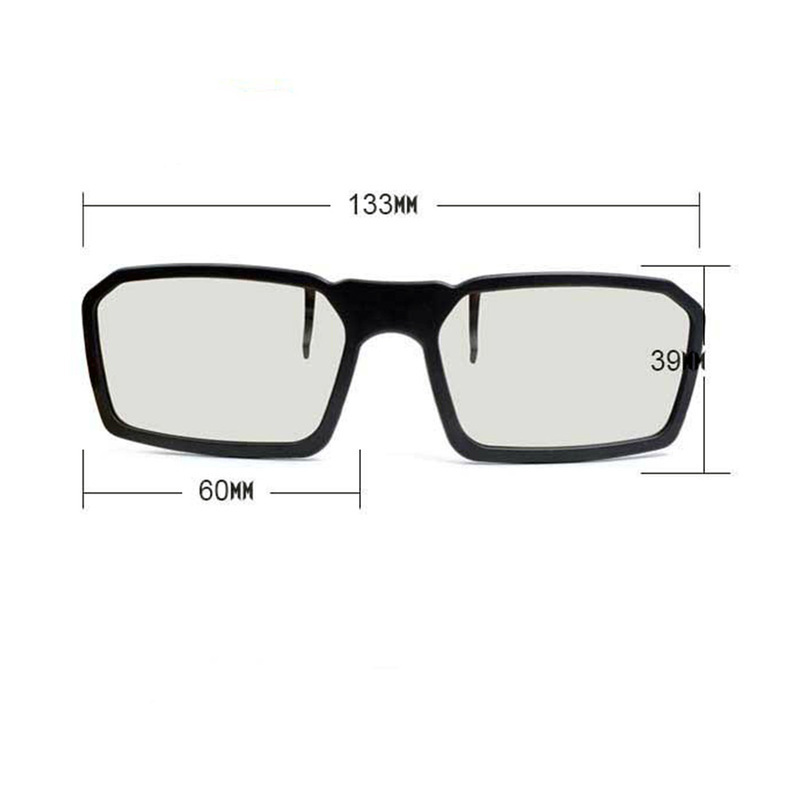 Clip-On Plastic Linear Polarized 3D Glasses (Model:SNCPL054C)