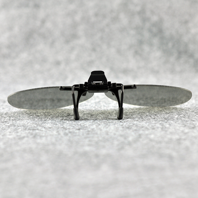 Clip-On Plastic Linear Polarized 3D Glasses (Model:SNCPL055C)