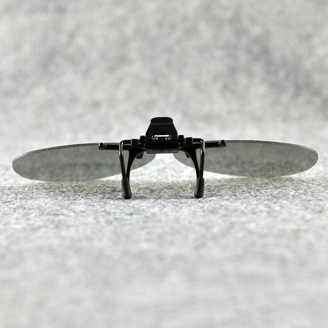 Clip-On Plastic Linear Polarized 3D Glasses (Model:SNCPL055C)