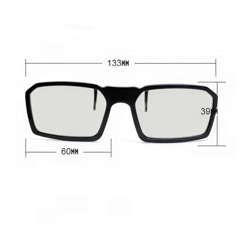Clip-On Plastic Circular Polarized 3D Glasses (Model:SNCPL054C)